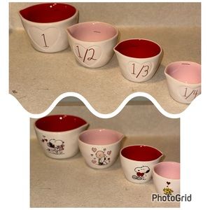 Rae Dunn snoopy Valentine’s Day measuring cups